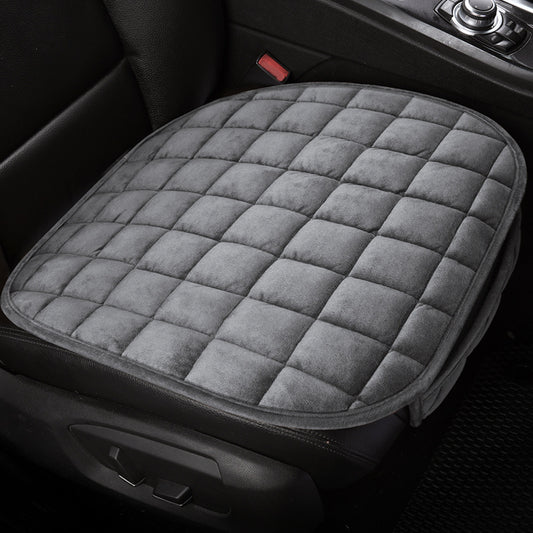 Winter car without backrest plush cushion