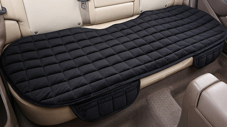 Winter car without backrest plush cushion