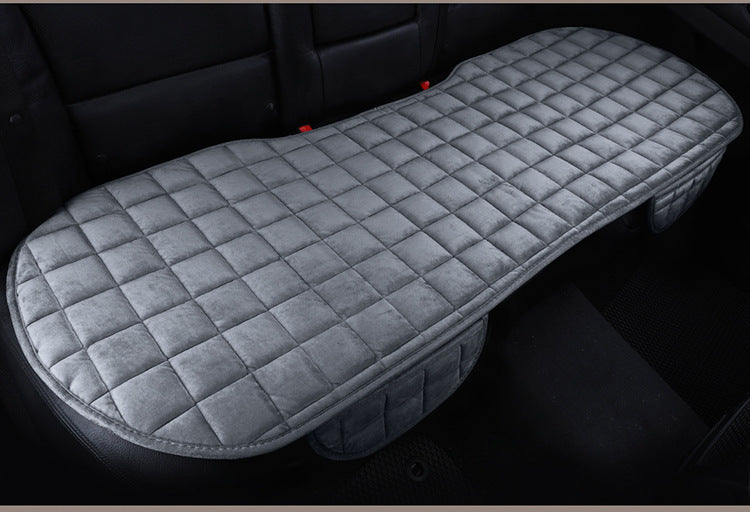Winter car without backrest plush cushion